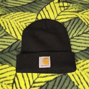 Kids Carhartt Classic Black Knit Hat